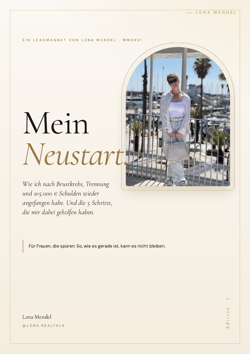 Mein Neustart — Cover des Guides